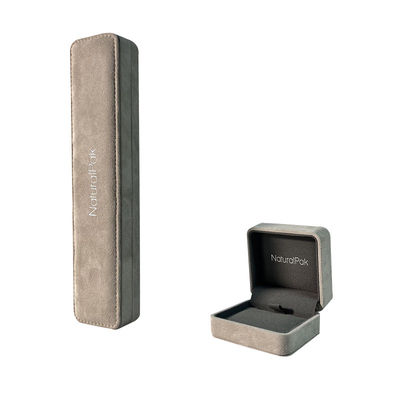 Toptan Yuvarlak köşe Kadife Mücevher Kutusu Lüks Küpe Bilezik Kolye Yüzük Kutusu Mücevher Ambalaj Kutusu