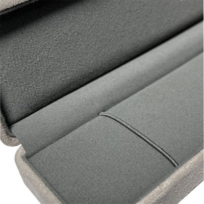 Toptan Yuvarlak köşe Kadife Mücevher Kutusu Lüks Küpe Bilezik Kolye Yüzük Kutusu Mücevher Ambalaj Kutusu